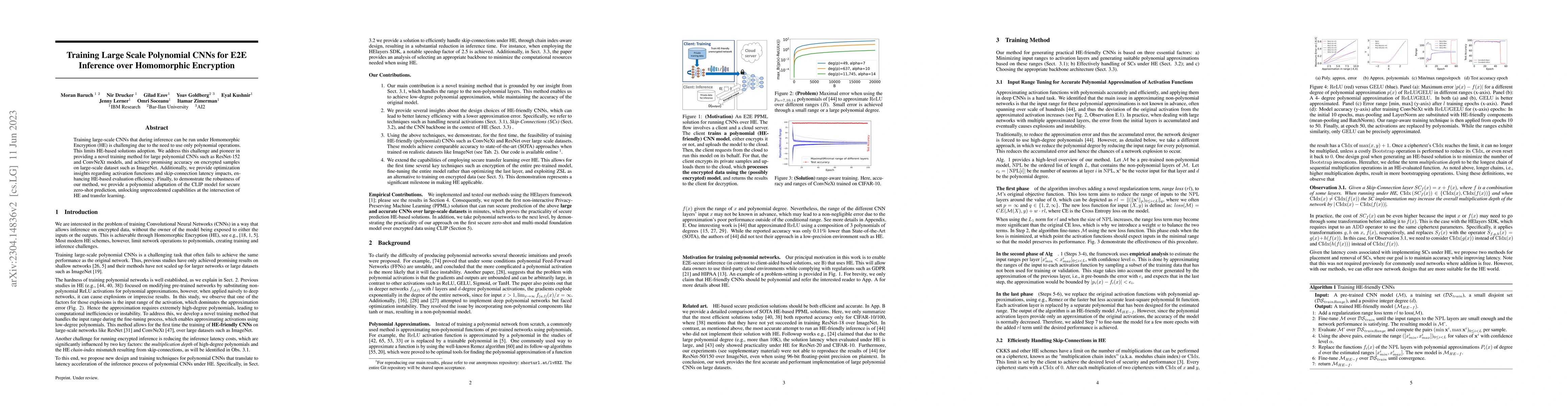 Thumbnail for Training Large Scale Polynomial CNNs for E2E Inference over Homomorphic
  Encryption