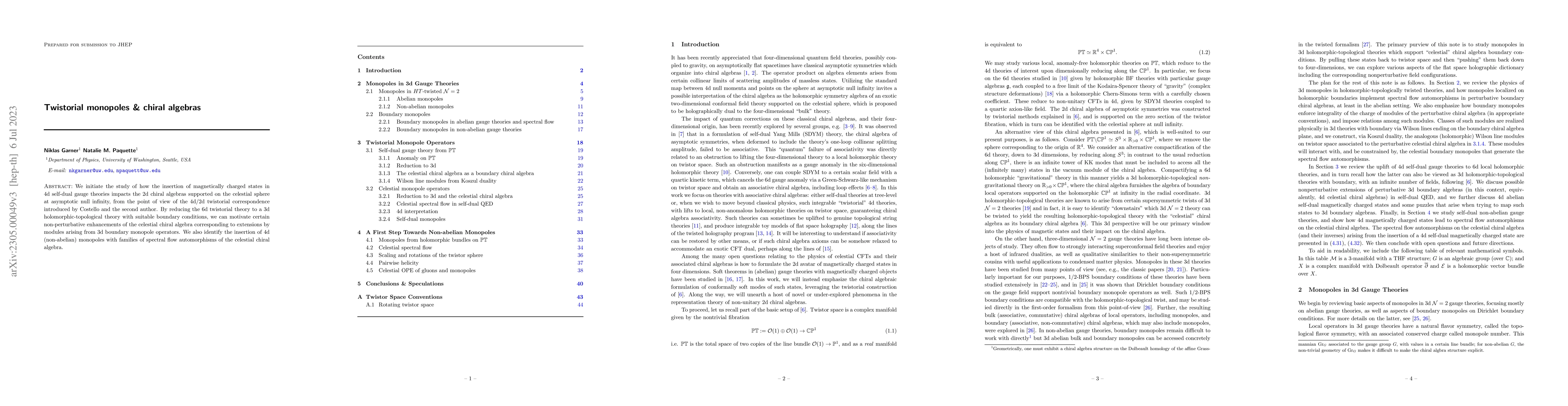 Thumbnail for Twistorial monopoles & chiral algebras