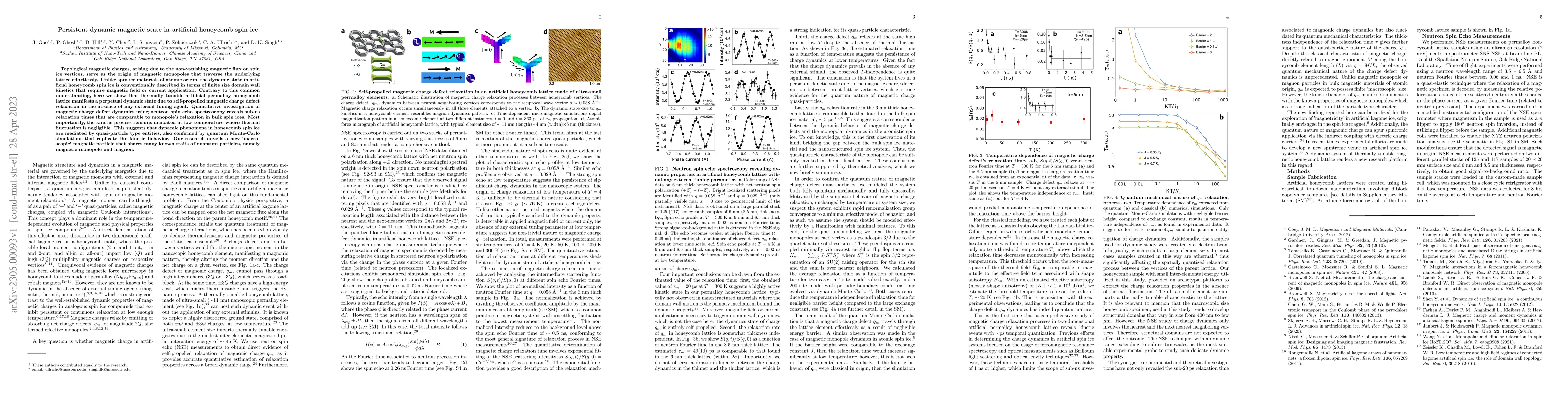 Thumbnail for Persistent dynamic magnetic state in artificial honeycomb spin ice