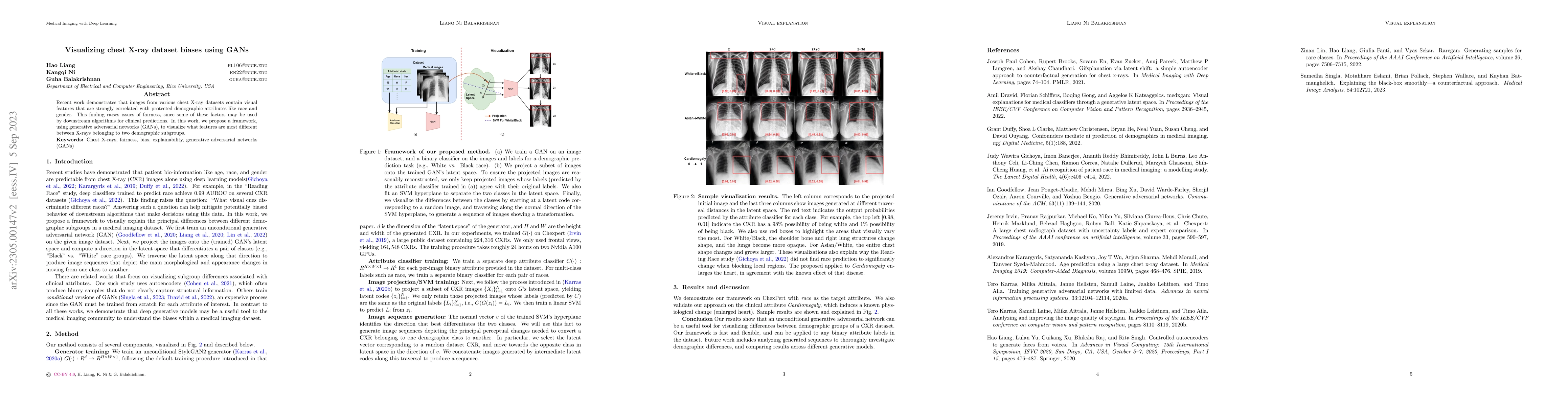 Thumbnail for Visualizing chest X-ray dataset biases using GANs