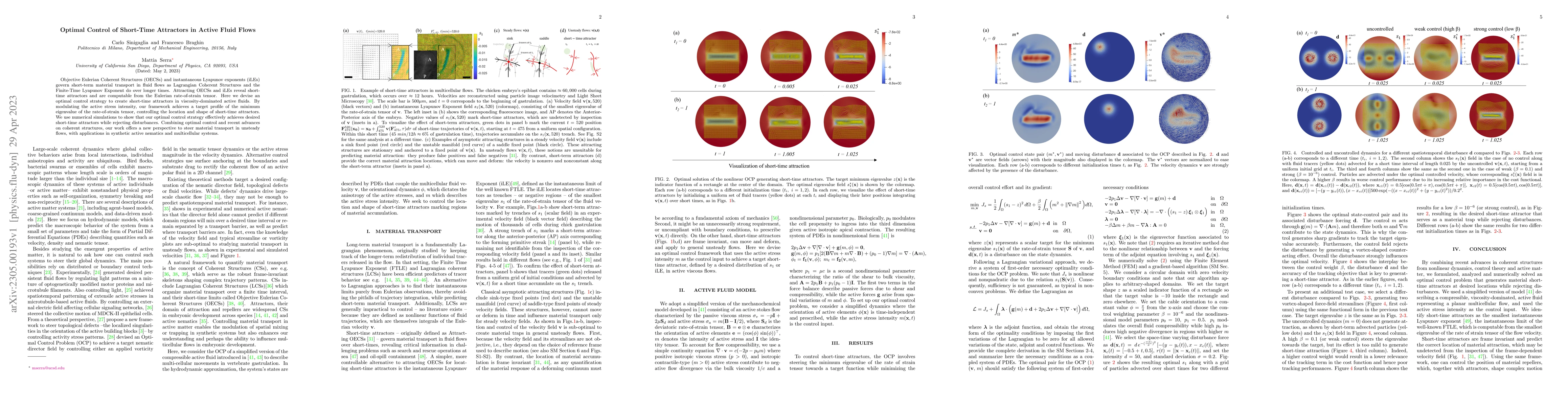 Thumbnail for Optimal Control of Short-Time Attractors in Active Fluid Flows