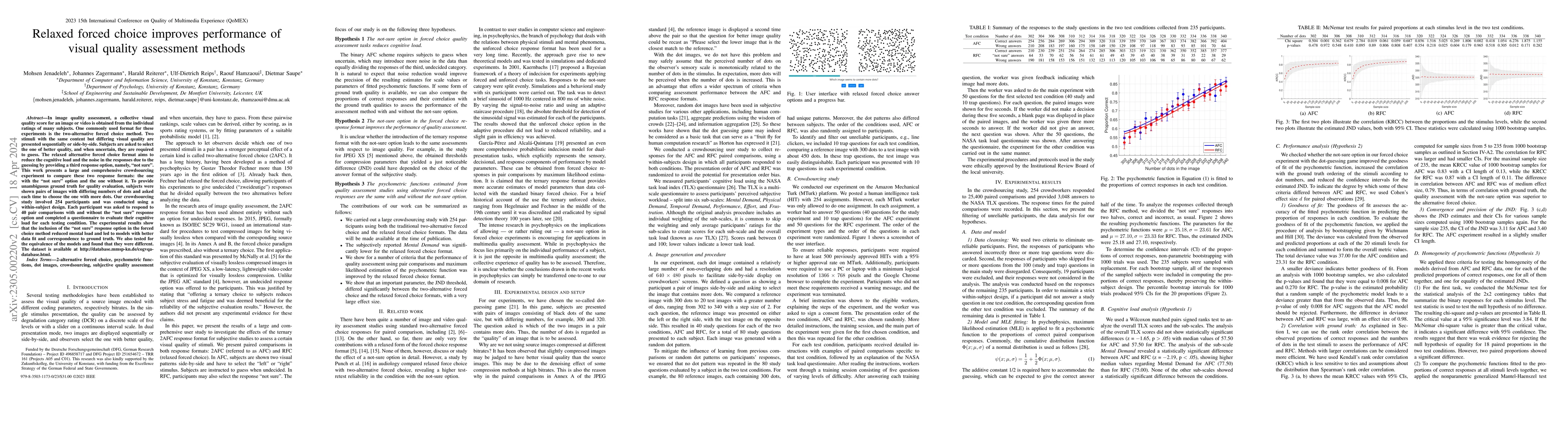 Thumbnail for Relaxed forced choice improves performance of visual quality assessment
  methods