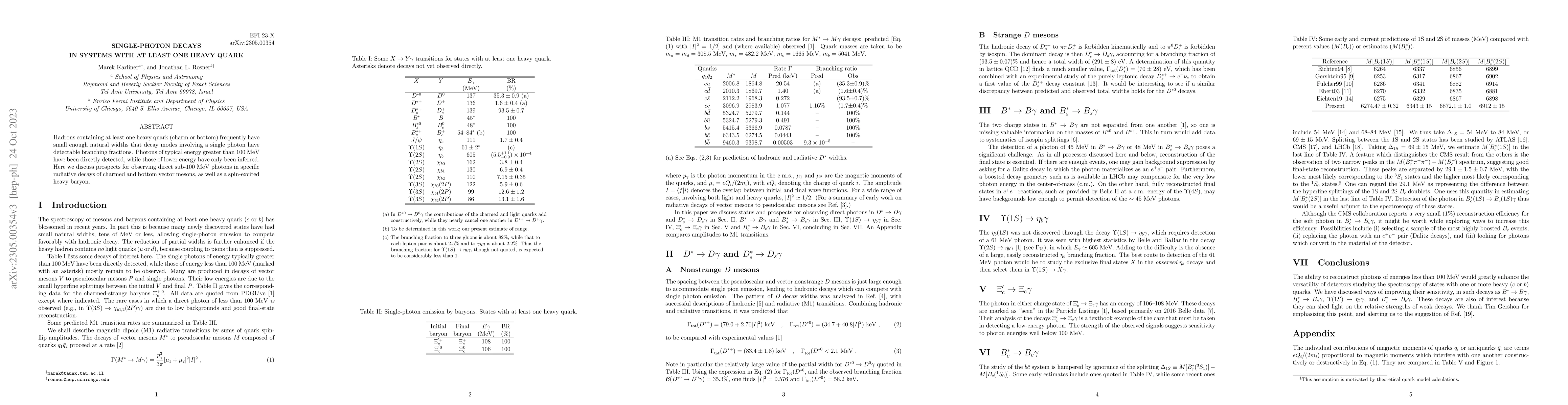 Thumbnail for Single-photon decays in systems with at least one heavy quark