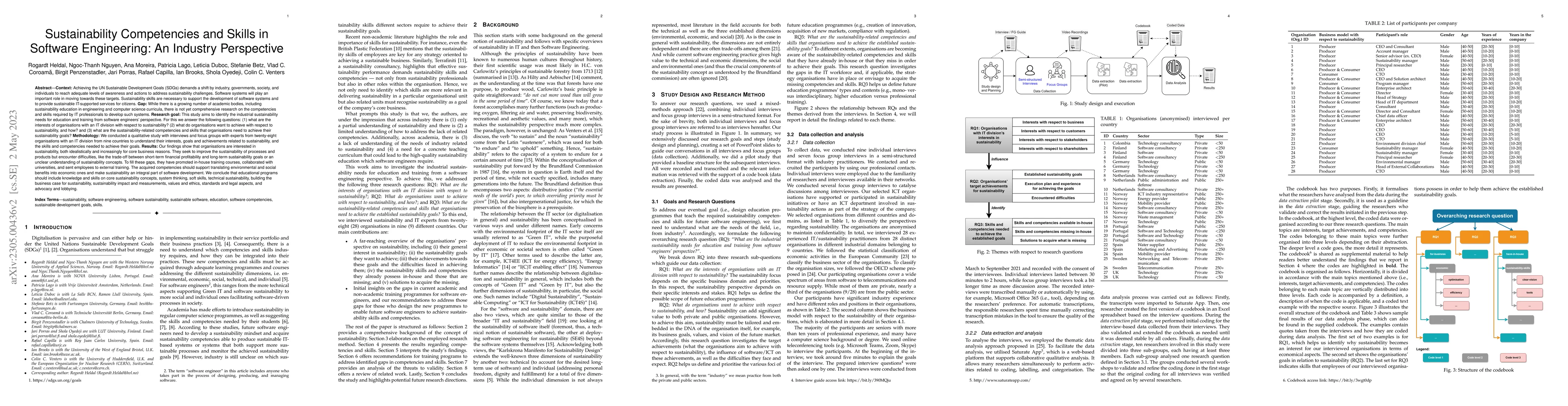 Thumbnail for Sustainability Competencies and Skills in Software Engineering: An
  Industry Perspective