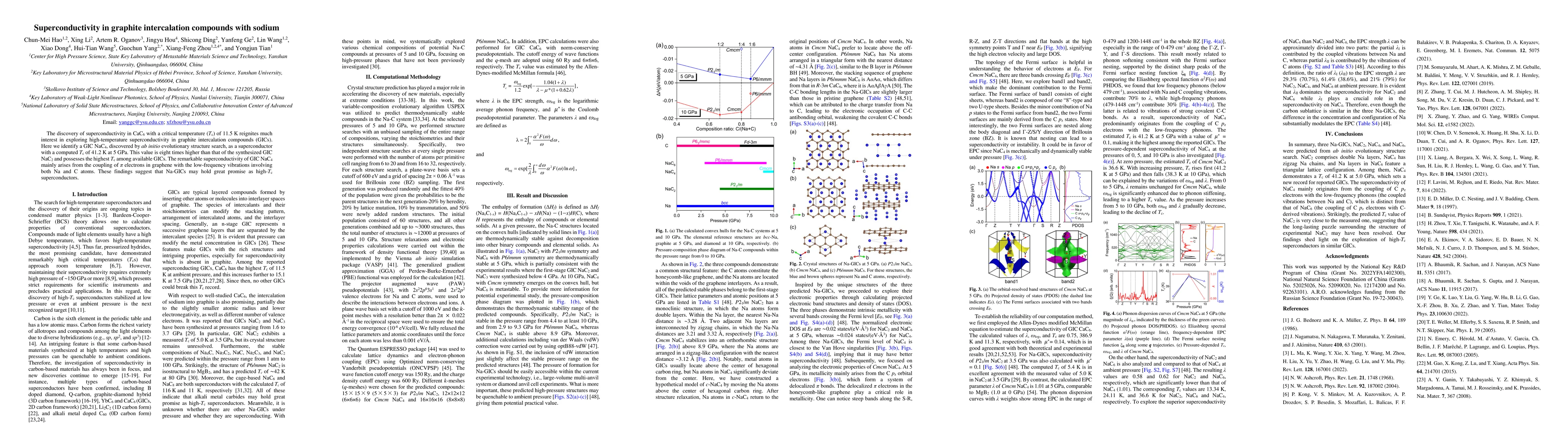 Thumbnail for Superconductivity in graphite intercalation compounds with sodium