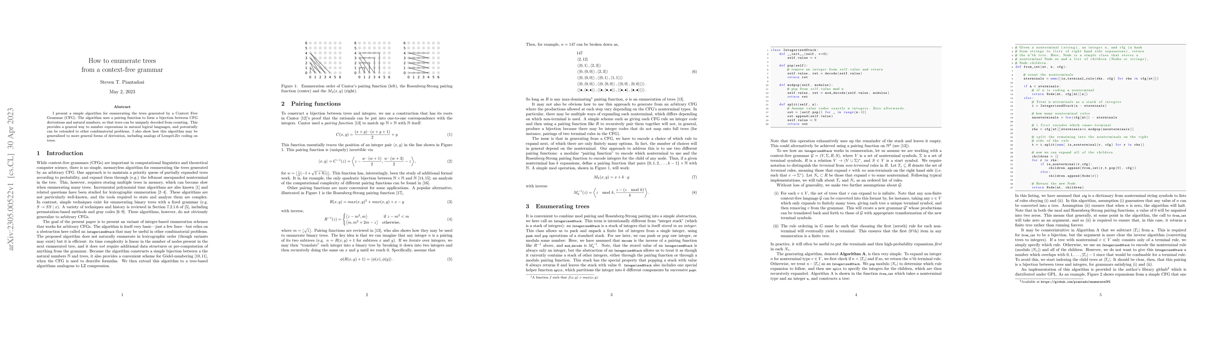 Thumbnail for How to enumerate trees from a context-free grammar