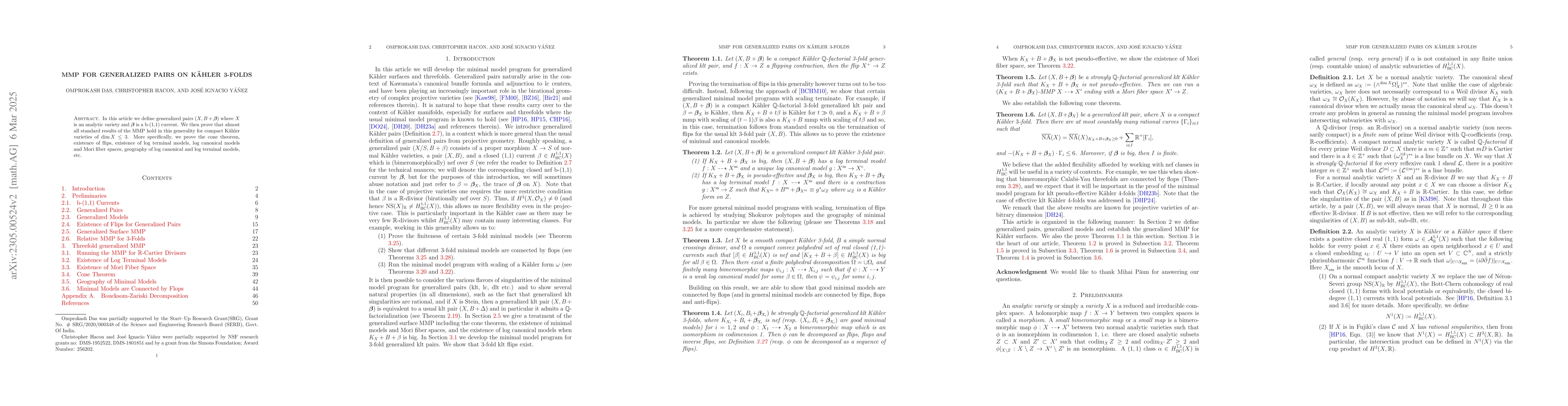 Thumbnail for MMP for Generalized Pairs on K\"ahler 3-folds