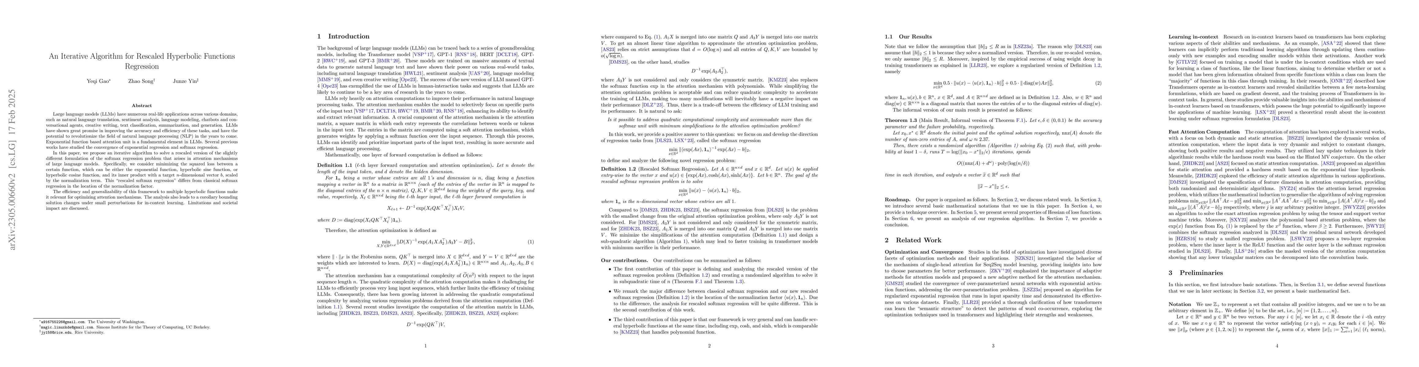 Thumbnail for An Iterative Algorithm for Rescaled Hyperbolic Functions Regression