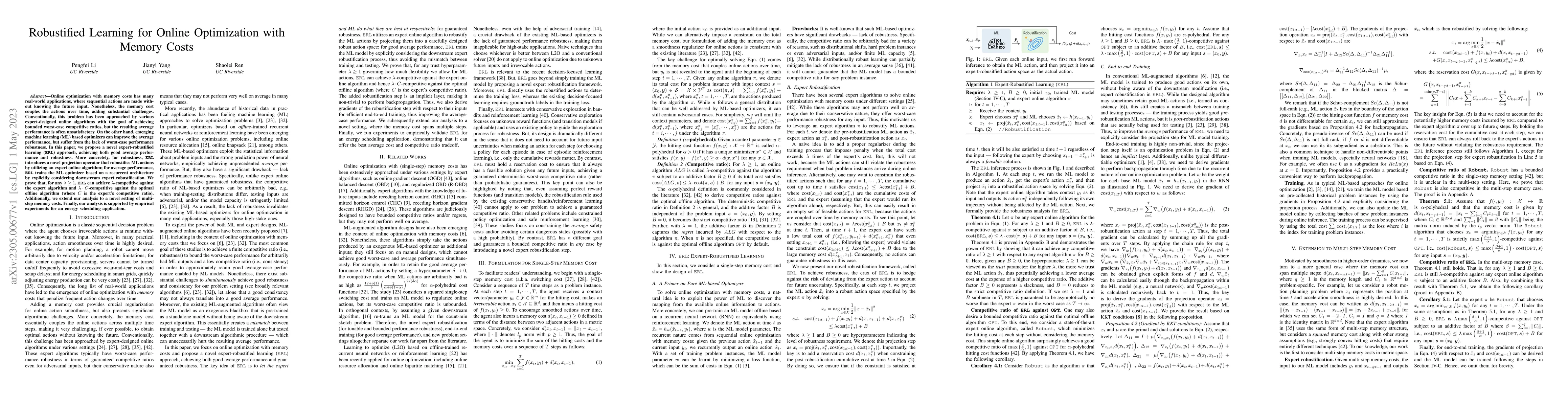 Thumbnail for Robustified Learning for Online Optimization with Memory Costs