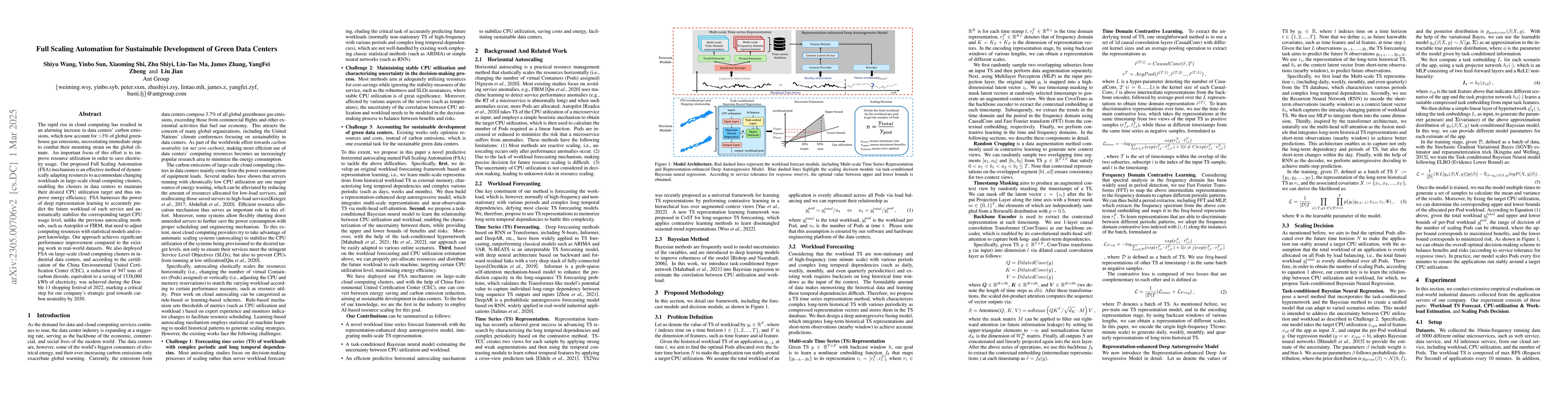 Thumbnail for Full Scaling Automation for Sustainable Development of Green Data
  Centers