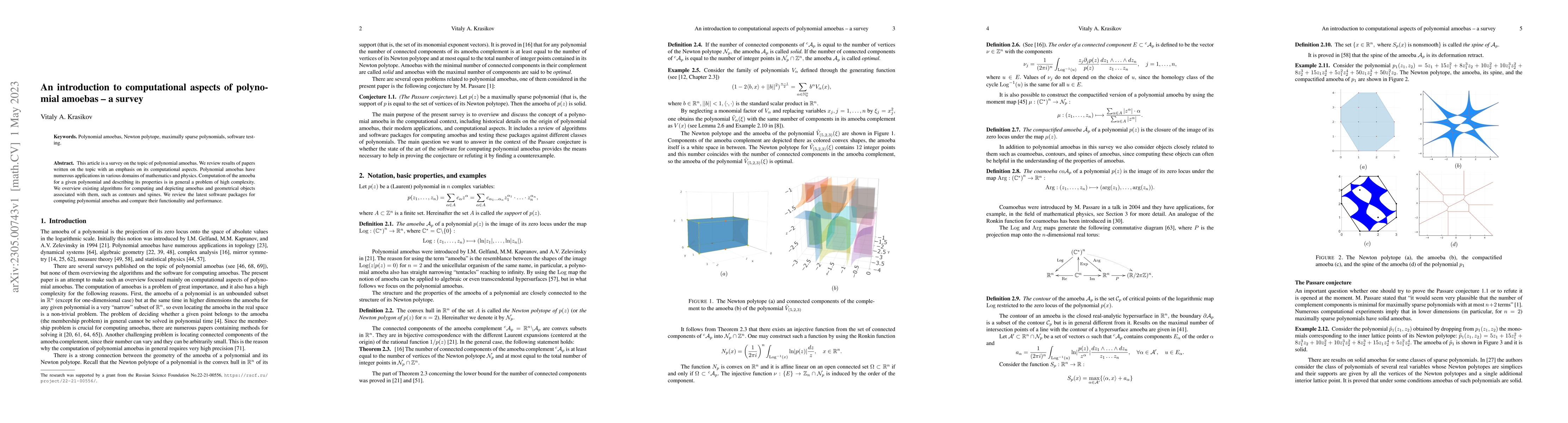 Thumbnail for An introduction to computational aspects of polynomial amoebas -- a
  survey