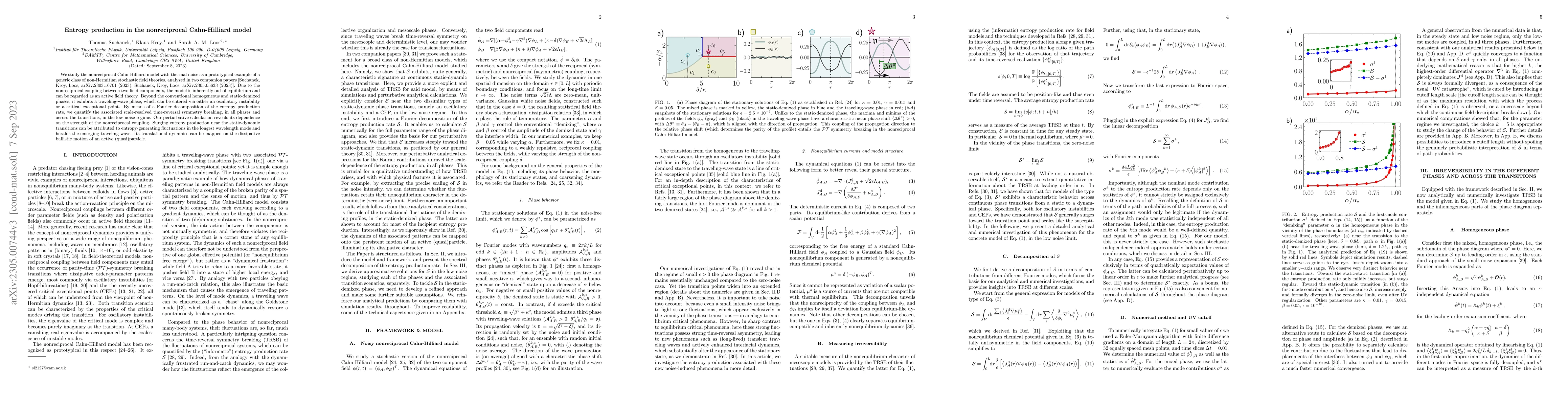 Thumbnail for Entropy production in the nonreciprocal Cahn-Hilliard model