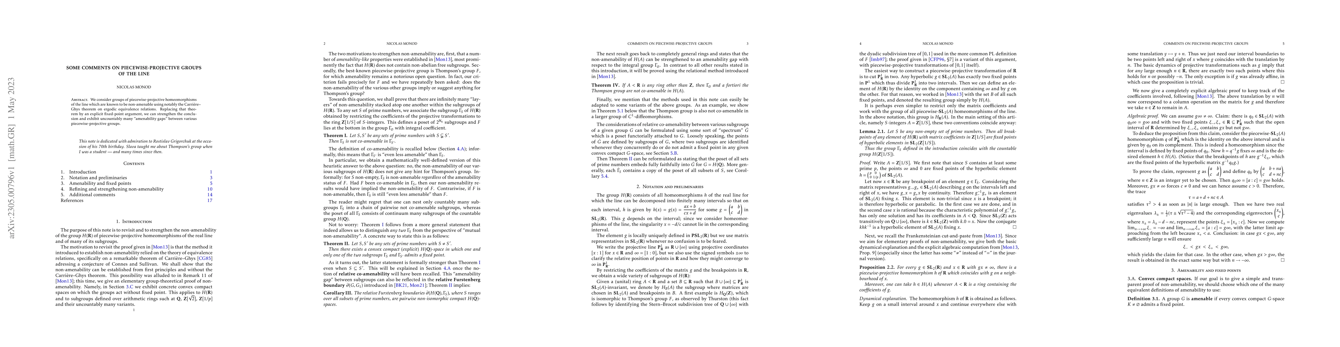Thumbnail for Some comments on piecewise-projective groups of the line