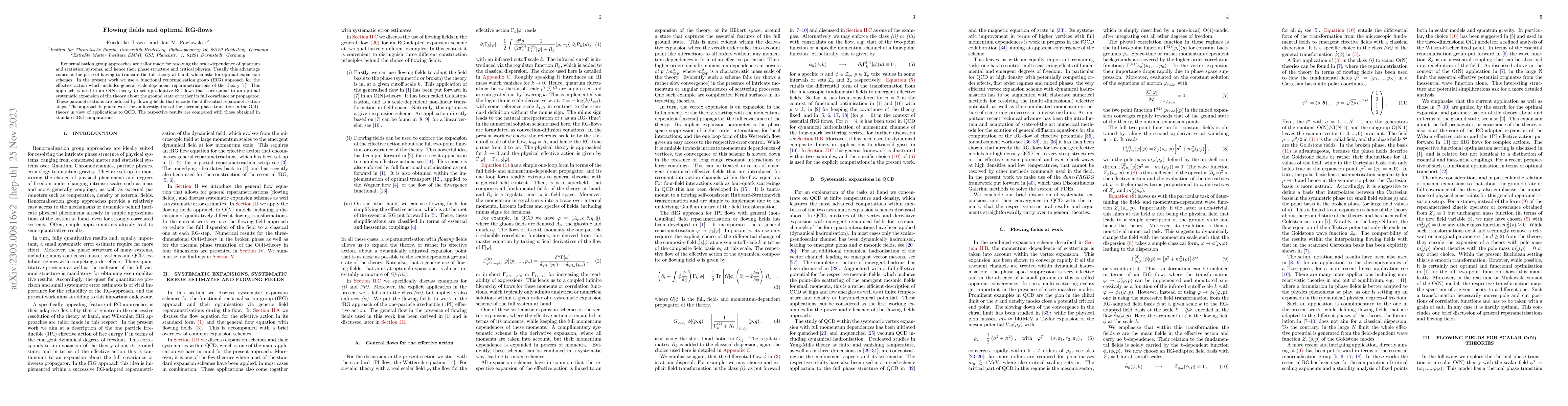 Thumbnail for Flowing fields and optimal RG-flows