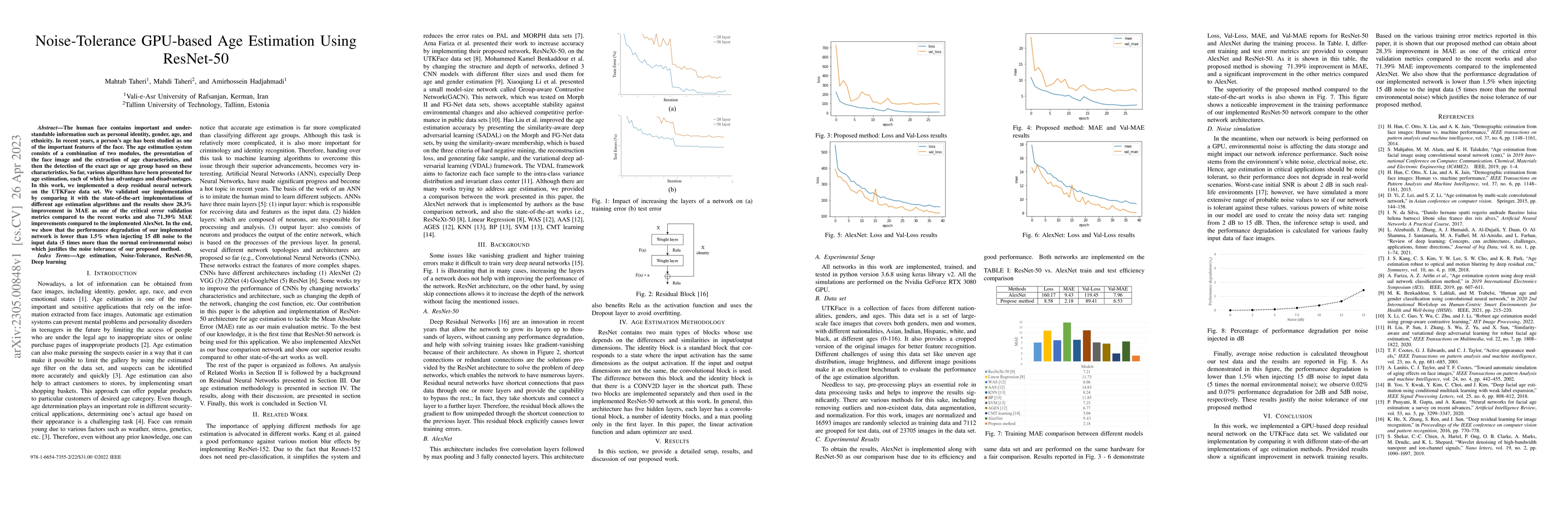 Thumbnail for Noise-Tolerance GPU-based Age Estimation Using ResNet-50
