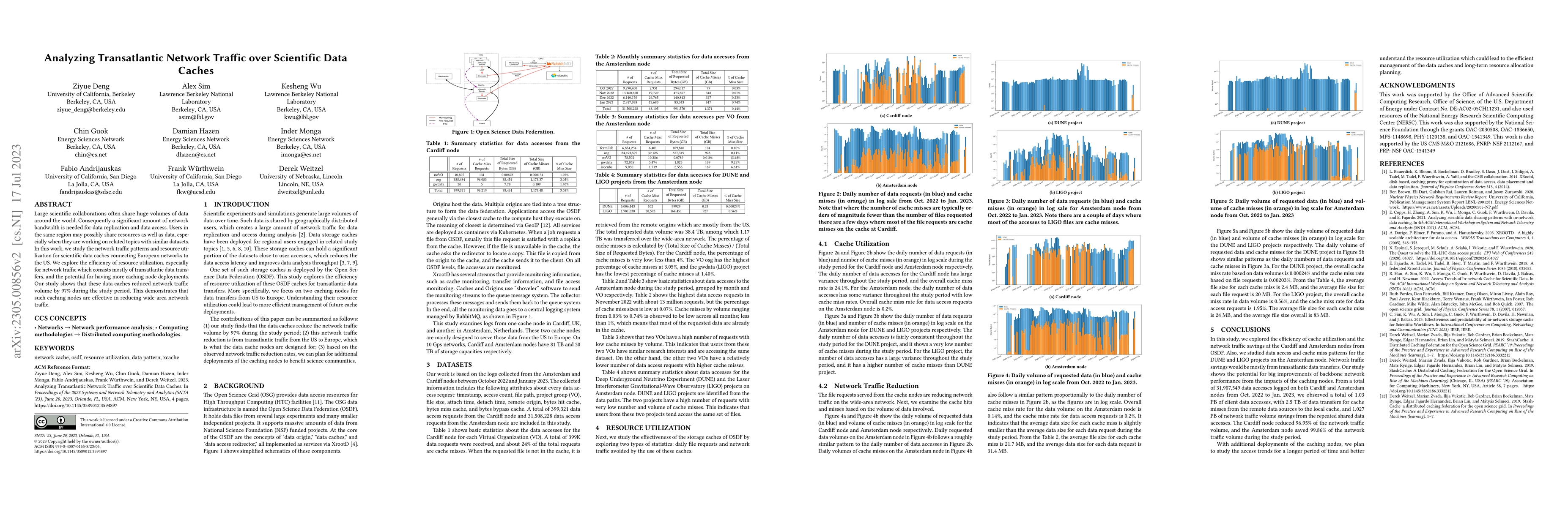 Thumbnail for Analyzing Transatlantic Network Traffic over Scientific Data Caches