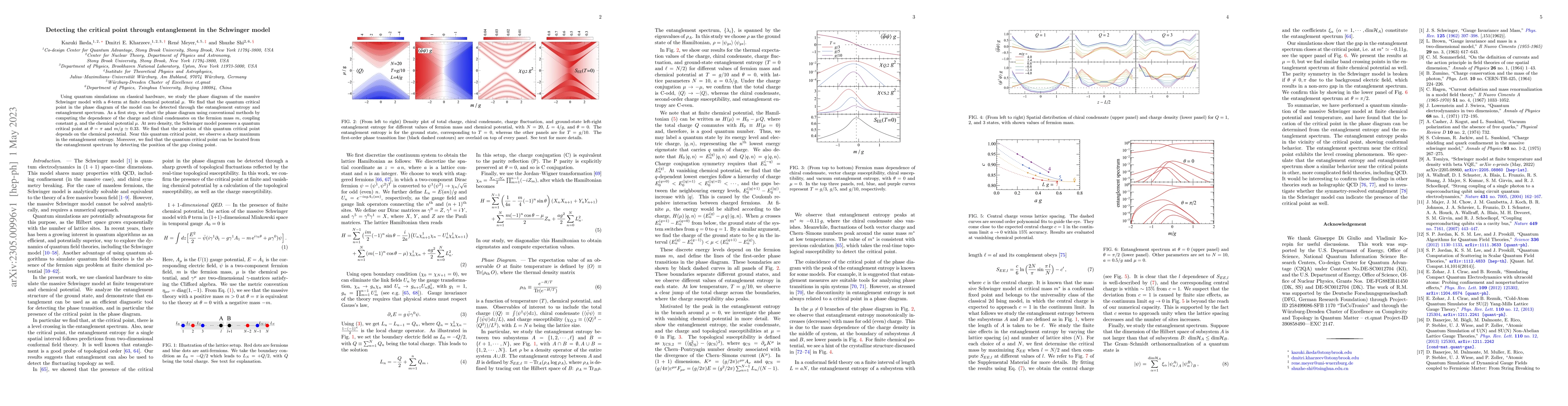 Thumbnail for Detecting the critical point through entanglement in Schwinger model