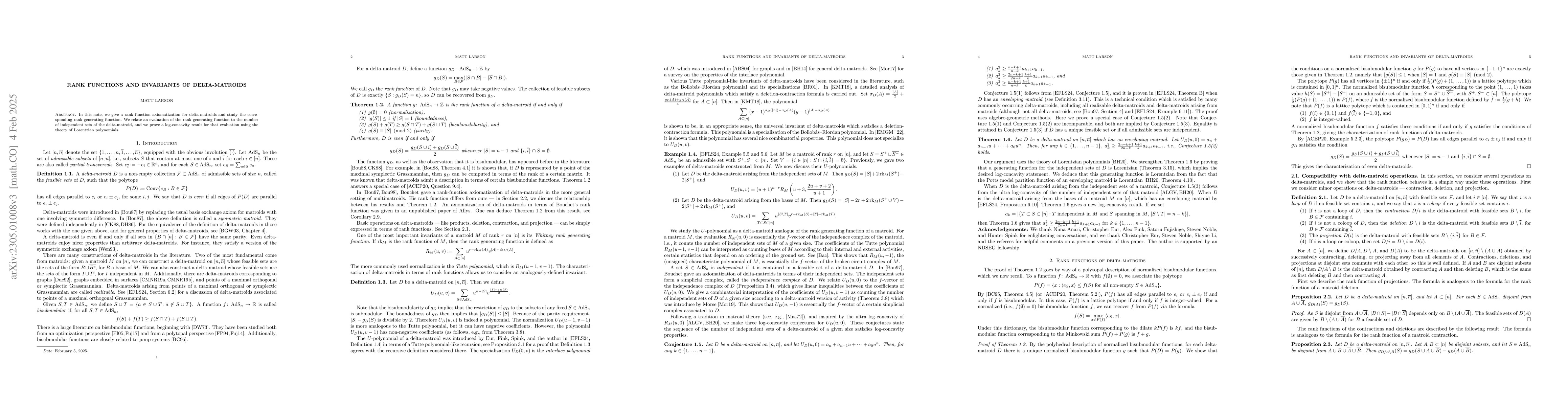 Thumbnail for Rank functions and invariants of delta-matroids