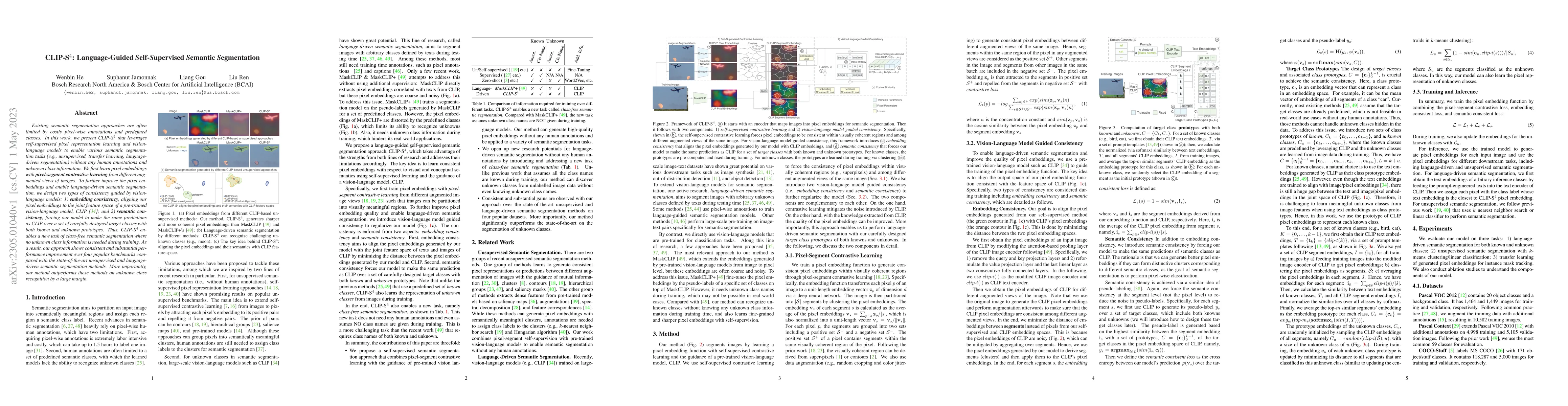Thumbnail for CLIP-S$^4$: Language-Guided Self-Supervised Semantic Segmentation