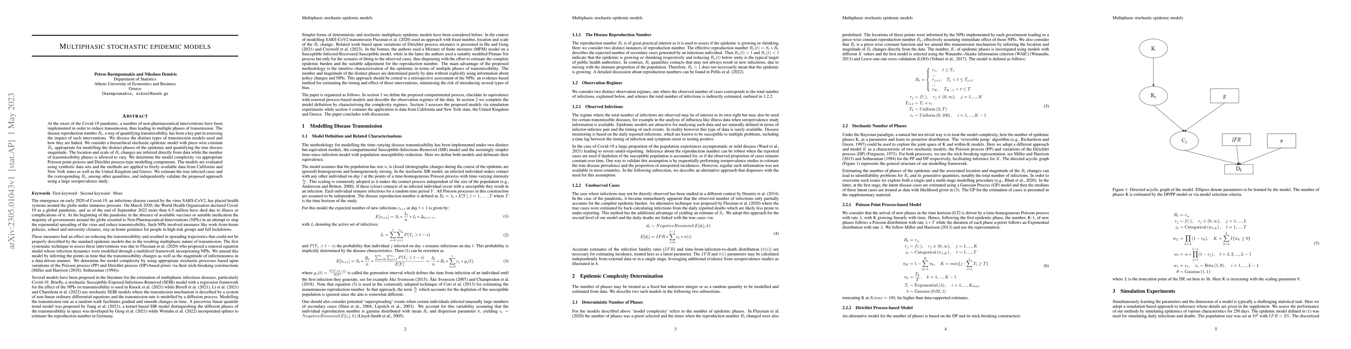 Thumbnail for Multiphasic stochastic epidemic models