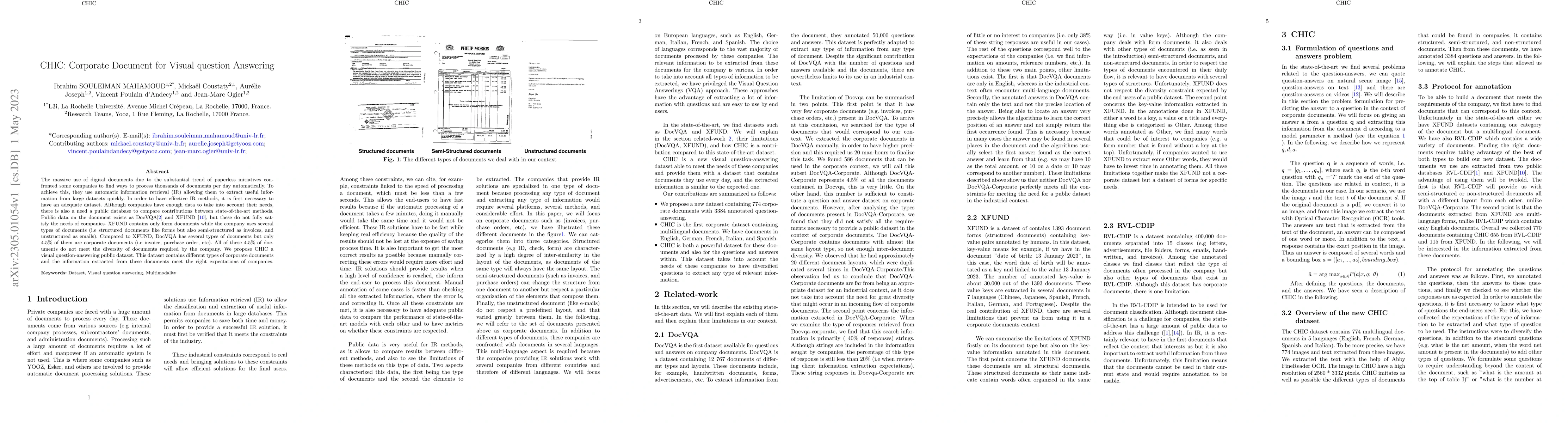 Thumbnail for CHIC: Corporate Document for Visual question Answering