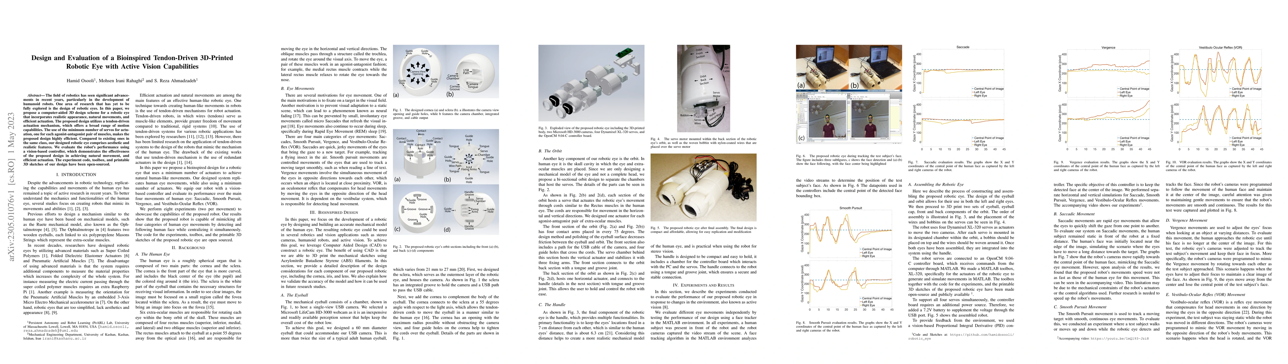 Thumbnail for Design and Evaluation of a Bioinspired Tendon-Driven 3D-Printed Robotic
  Eye with Active Vision Capabilities