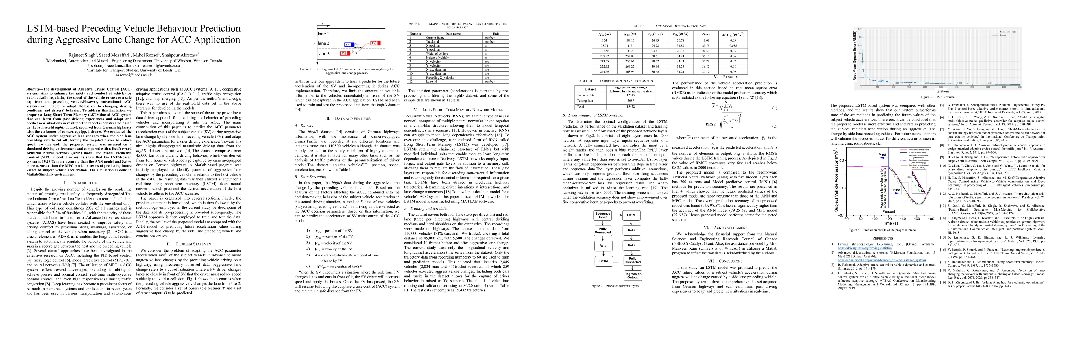 Thumbnail for LSTM-based Preceding Vehicle Behaviour Prediction during Aggressive Lane
  Change for ACC Application