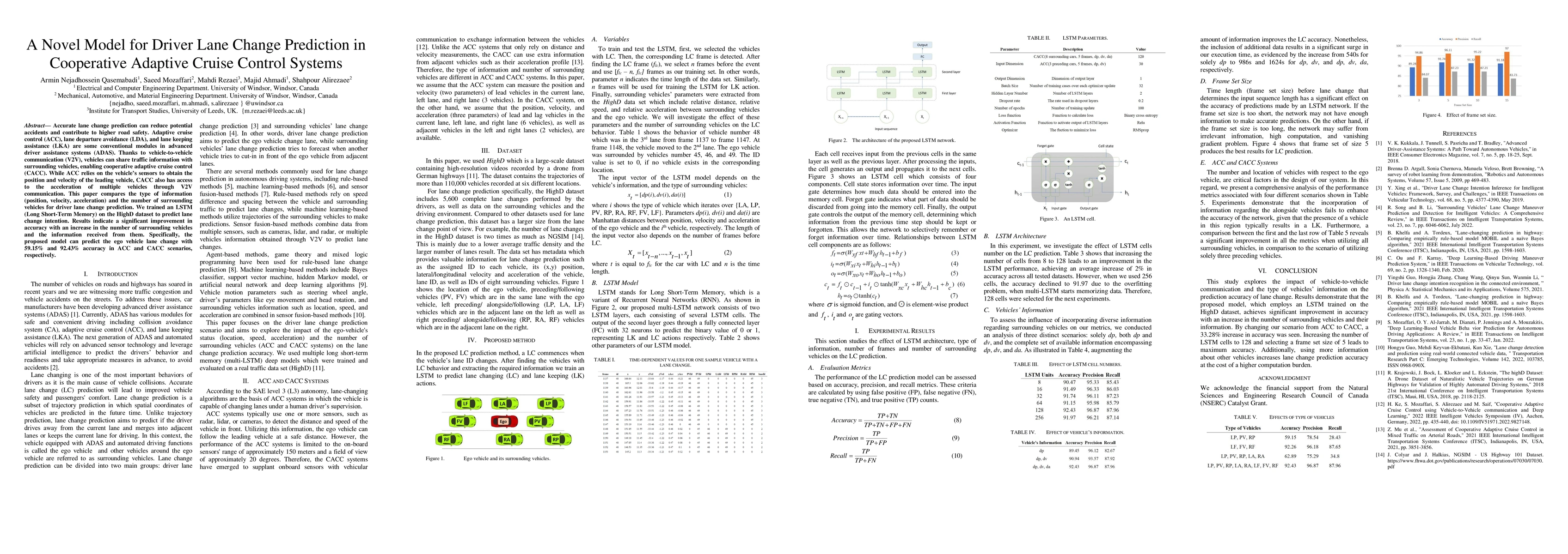 Thumbnail for A Novel Model for Driver Lane Change Prediction in Cooperative Adaptive
  Cruise Control Systems