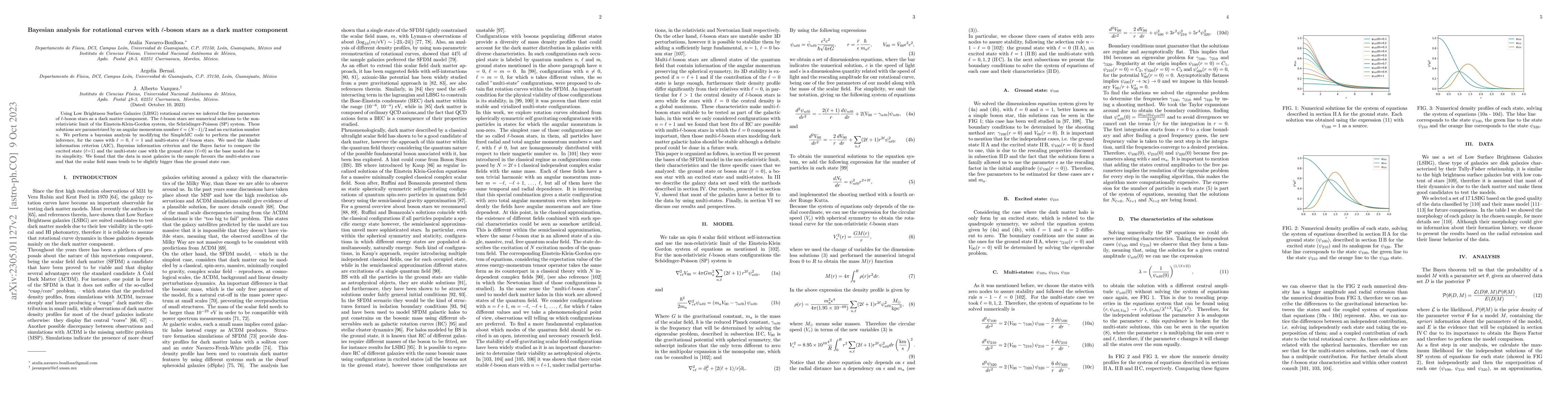 Thumbnail for Bayesian analysis for rotational curves with $\ell$-boson stars as a
  dark matter component