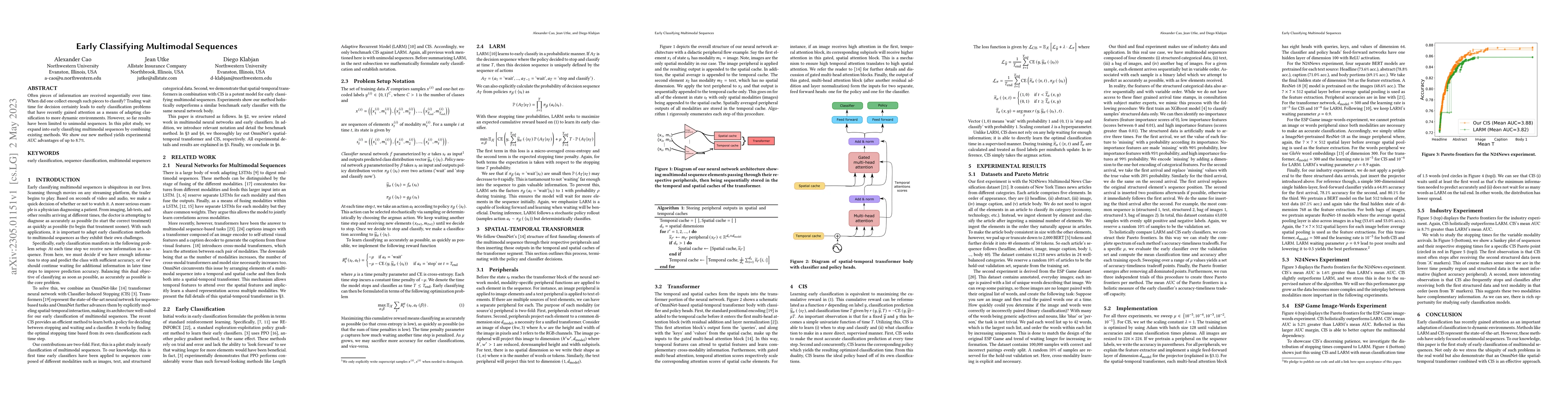 Thumbnail for Early Classifying Multimodal Sequences