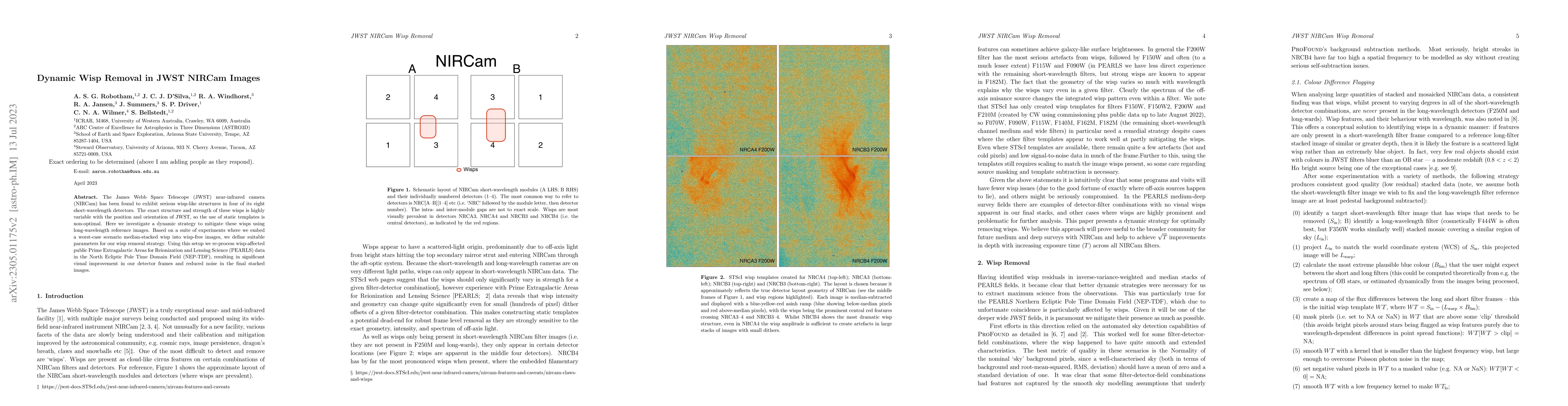 Thumbnail for Dynamic Wisp Removal in JWST NIRCam Images