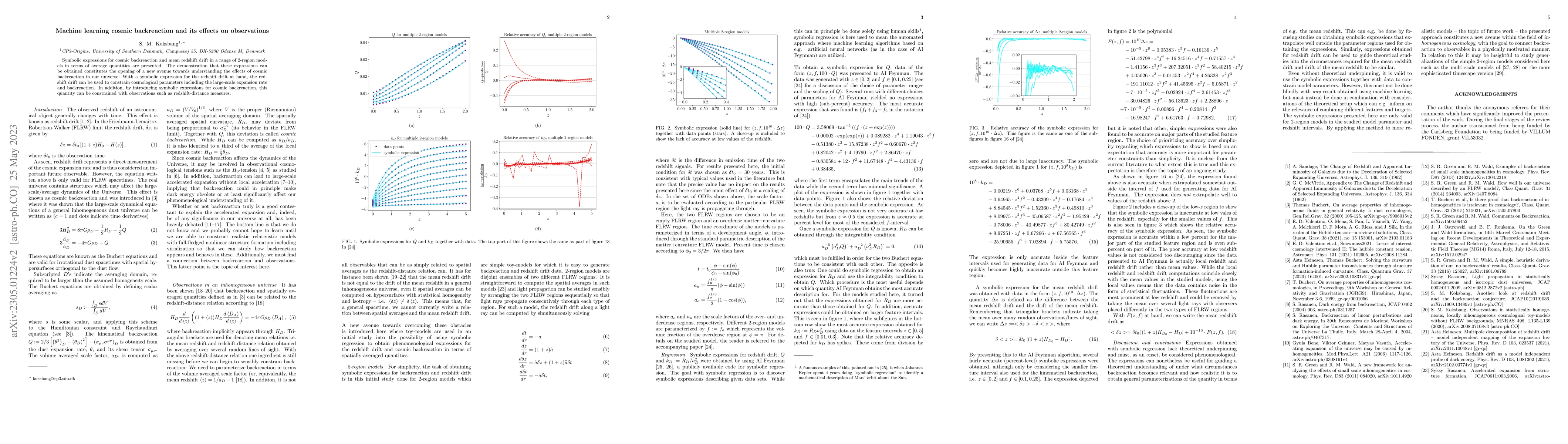 Thumbnail for Machine learning cosmic backreaction and its effects on observations