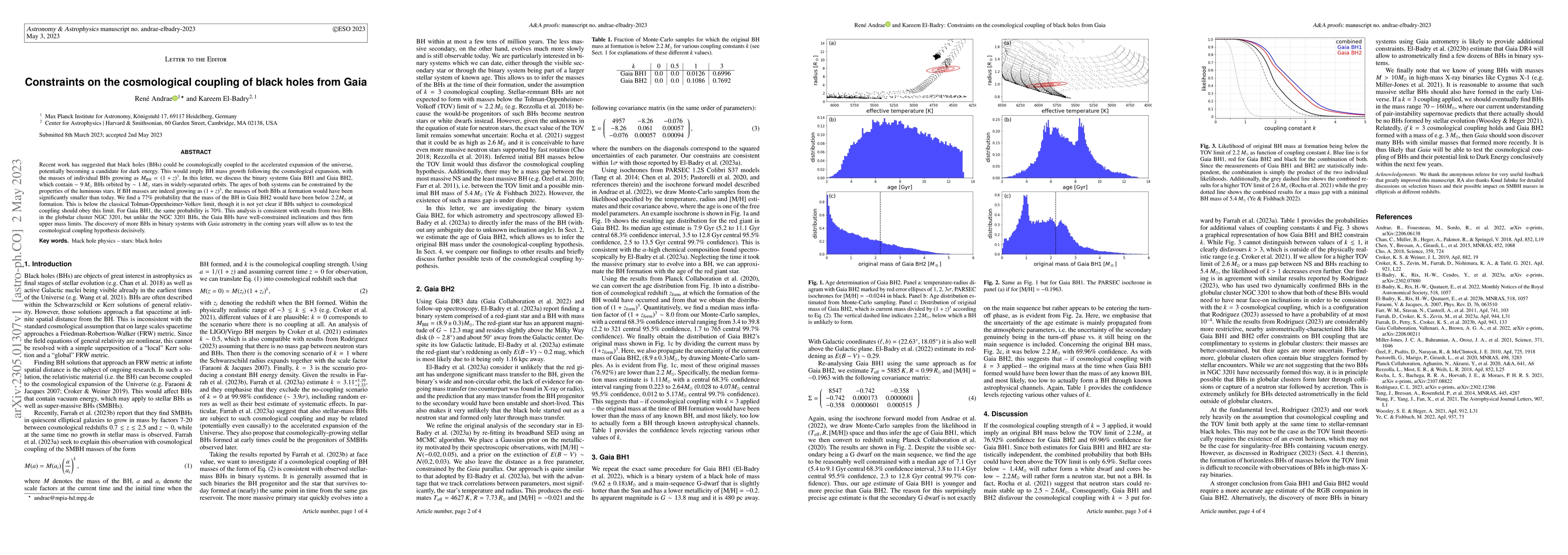 Thumbnail for Constraints on the cosmological coupling of black holes from Gaia