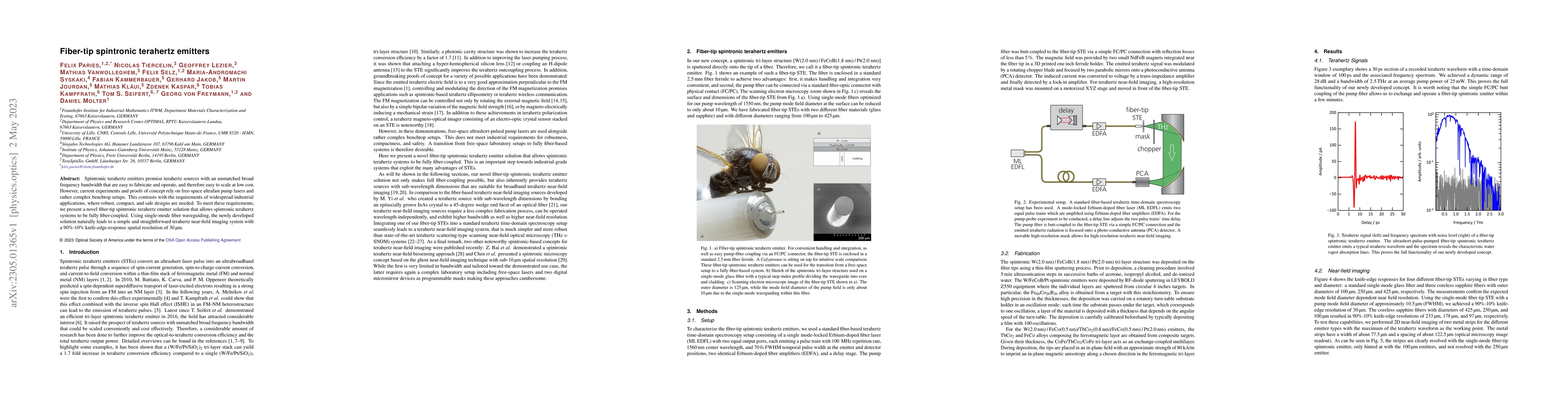 Thumbnail for Fiber-tip spintronic terahertz emitters