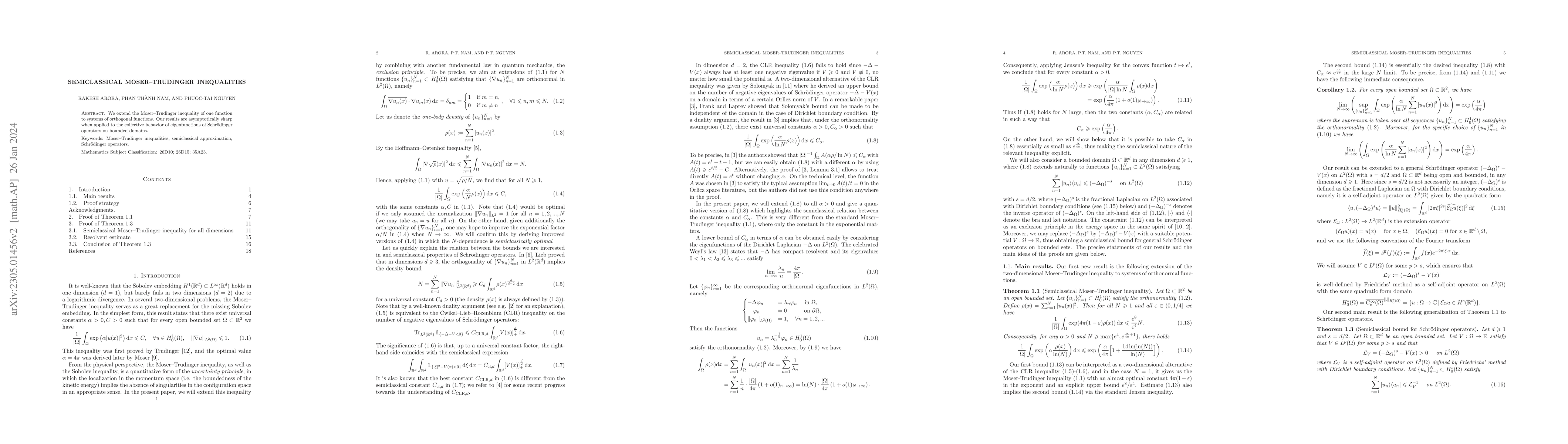 Thumbnail for Semiclassical Moser-Trudinger inequalities