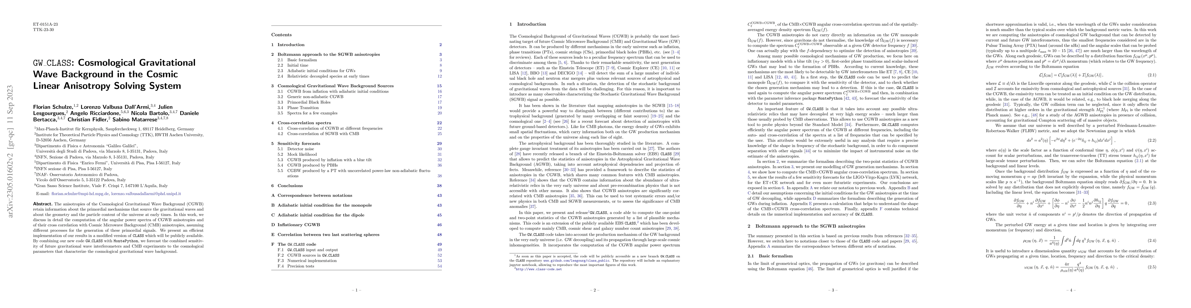 Thumbnail for GW_CLASS: Cosmological Gravitational Wave Background in the Cosmic
  Linear Anisotropy Solving System
