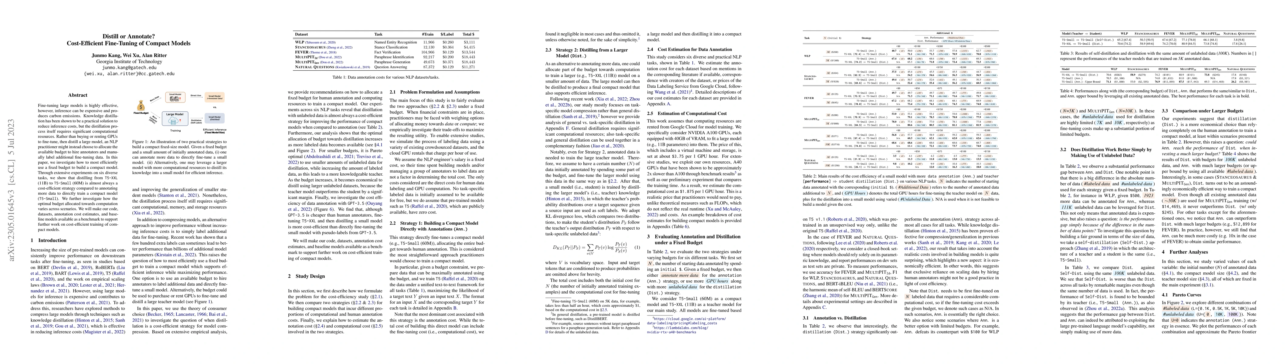 Thumbnail for Distill or Annotate? Cost-Efficient Fine-Tuning of Compact Models