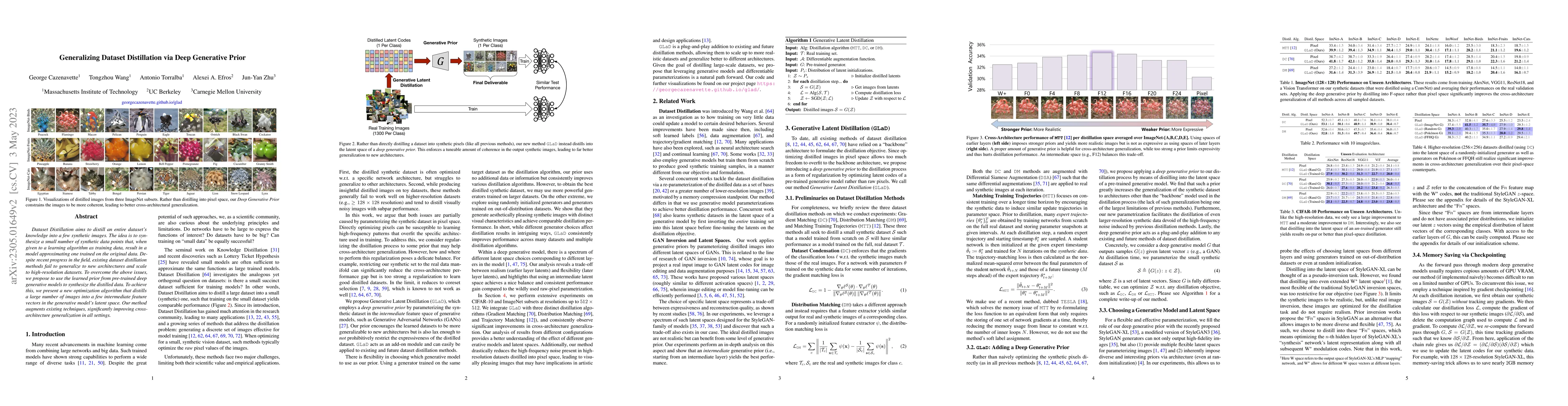 Thumbnail for Generalizing Dataset Distillation via Deep Generative Prior