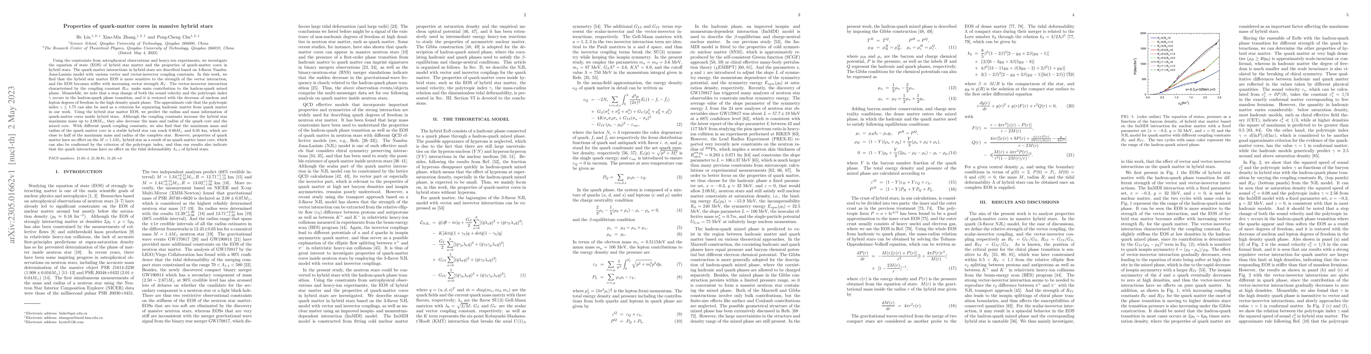 Thumbnail for Properties of quark-matter cores in massive hybrid stars