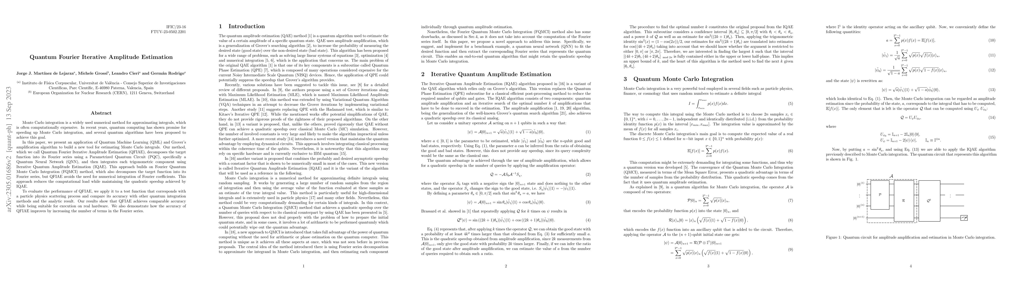 Thumbnail for Quantum Fourier Iterative Amplitude Estimation