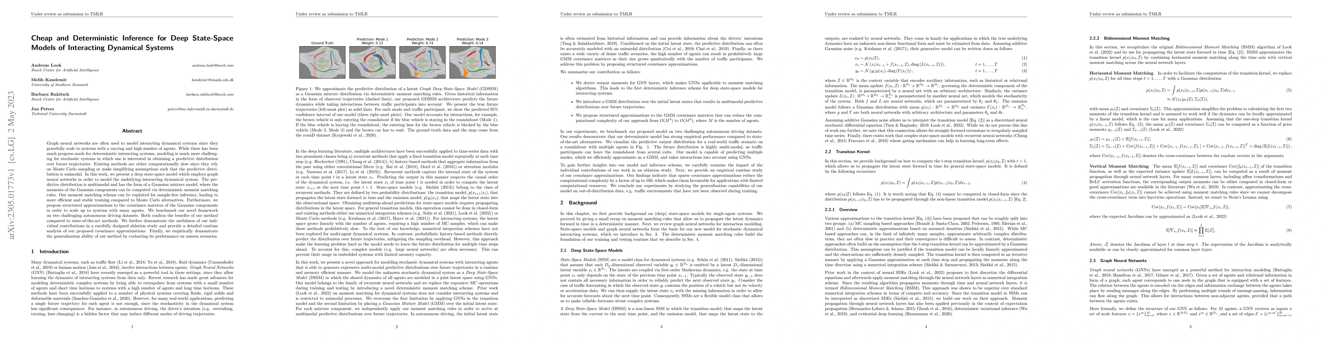Thumbnail for Cheap and Deterministic Inference for Deep State-Space Models of
  Interacting Dynamical Systems