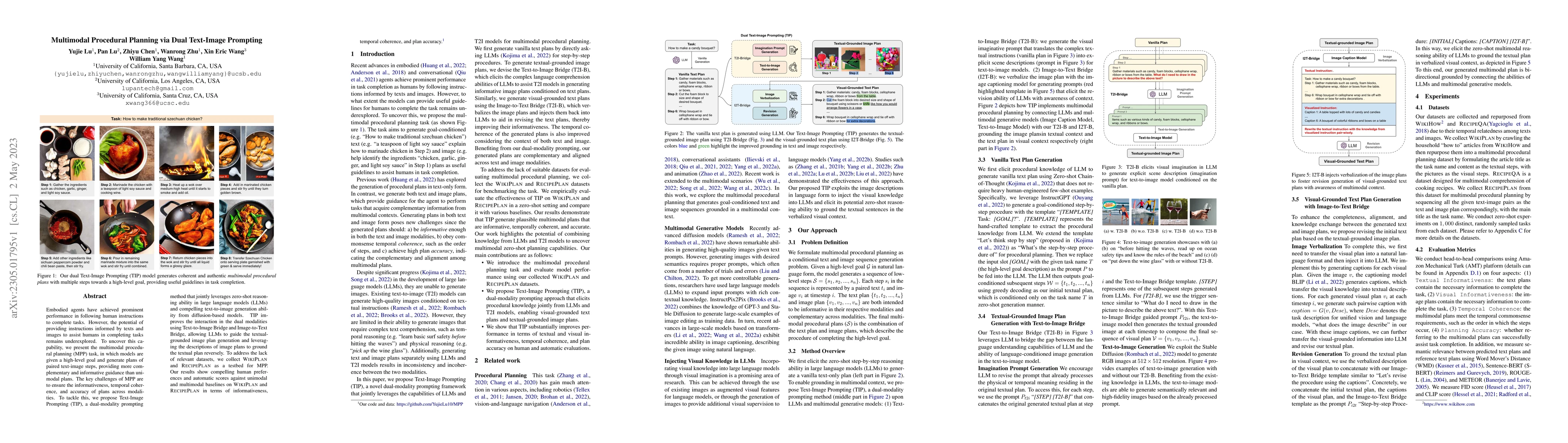 Thumbnail for Multimodal Procedural Planning via Dual Text-Image Prompting