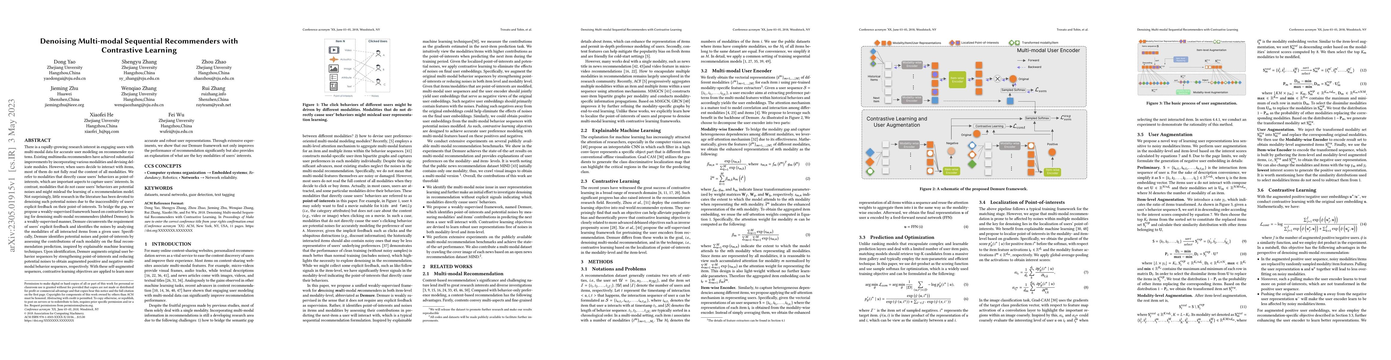 Thumbnail for Denoising Multi-modal Sequential Recommenders with Contrastive Learning
