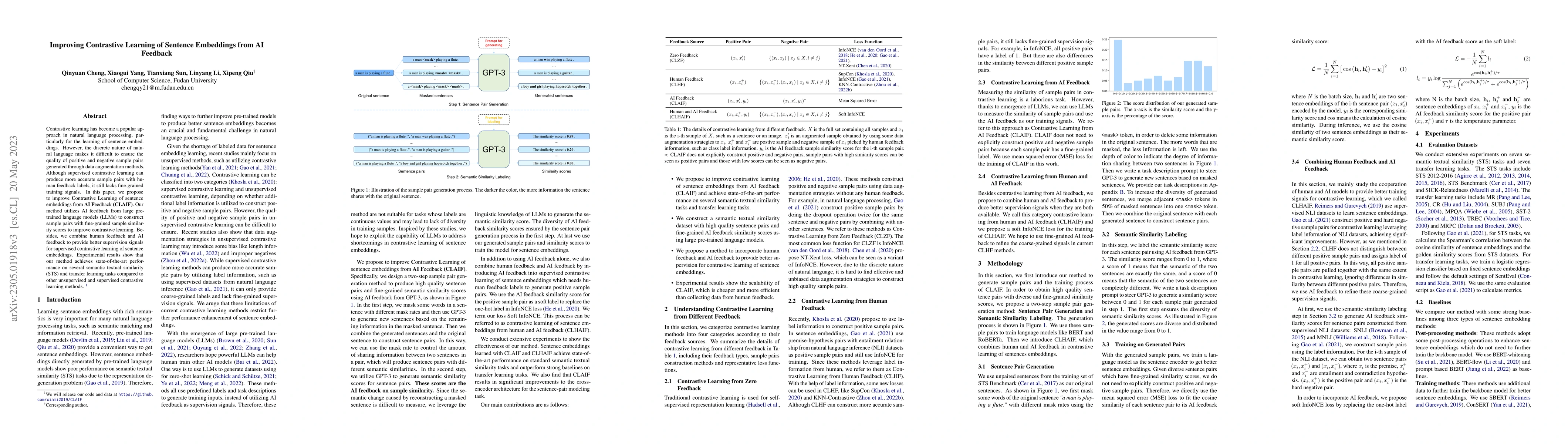 Thumbnail for Improving Contrastive Learning of Sentence Embeddings from AI Feedback