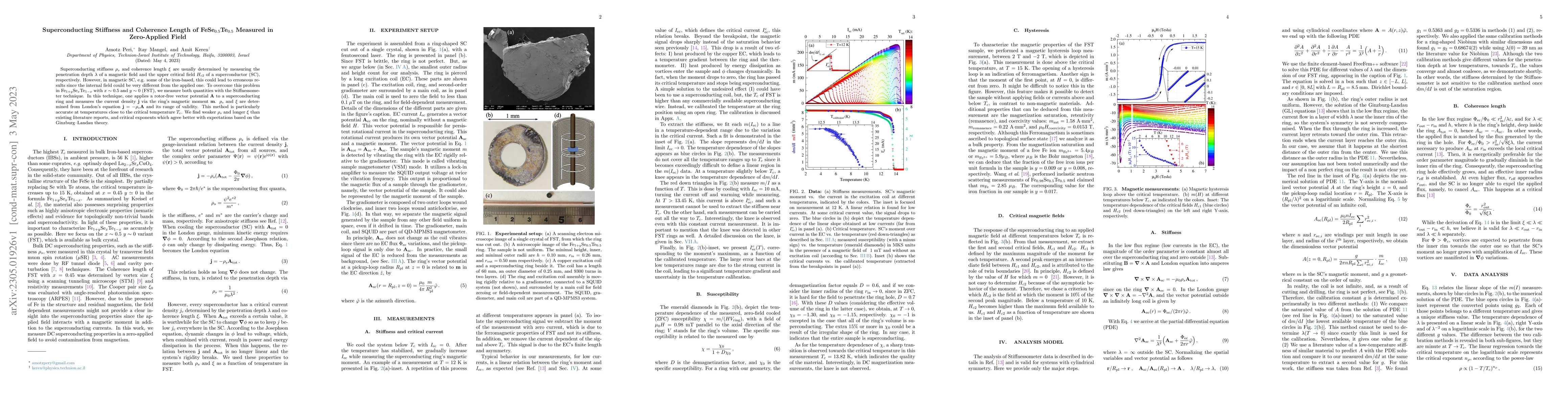 Thumbnail for Superconducting Stiffness and Coherence Length of FeSe$_{0.5}$Te$_{0.5}$
  Measured in Zero-Applied Field
