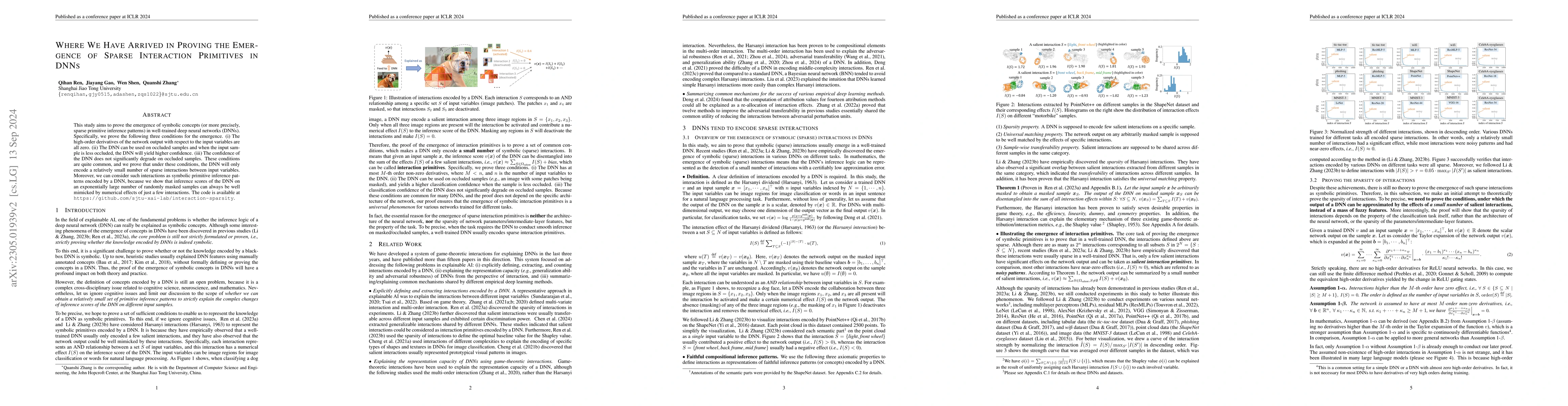 Thumbnail for Where We Have Arrived in Proving the Emergence of Sparse Symbolic
  Concepts in AI Models