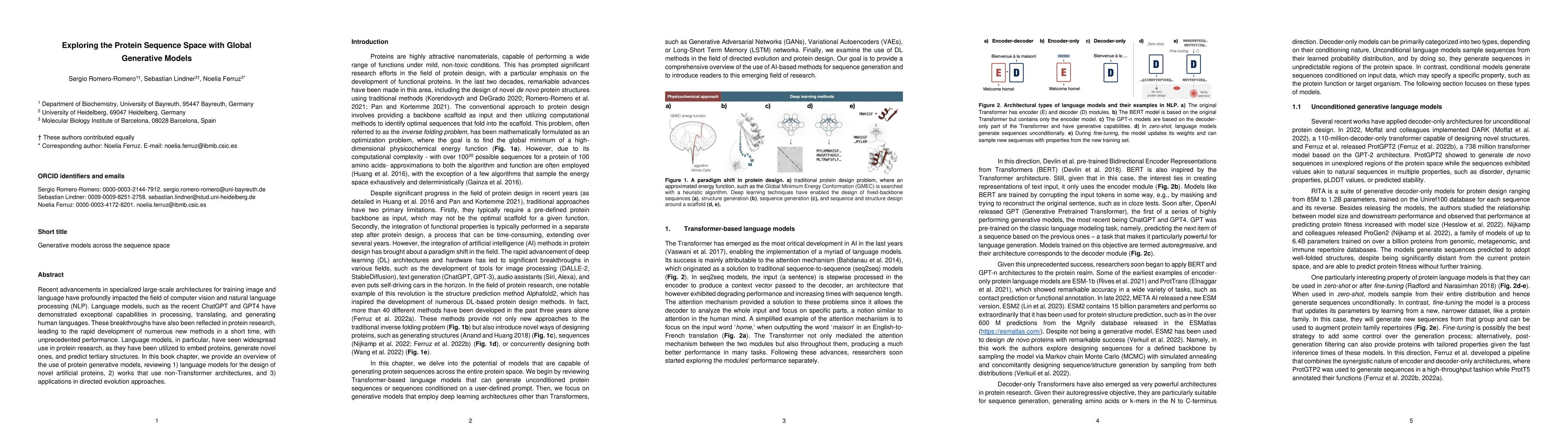 Thumbnail for Exploring the Protein Sequence Space with Global Generative Models
