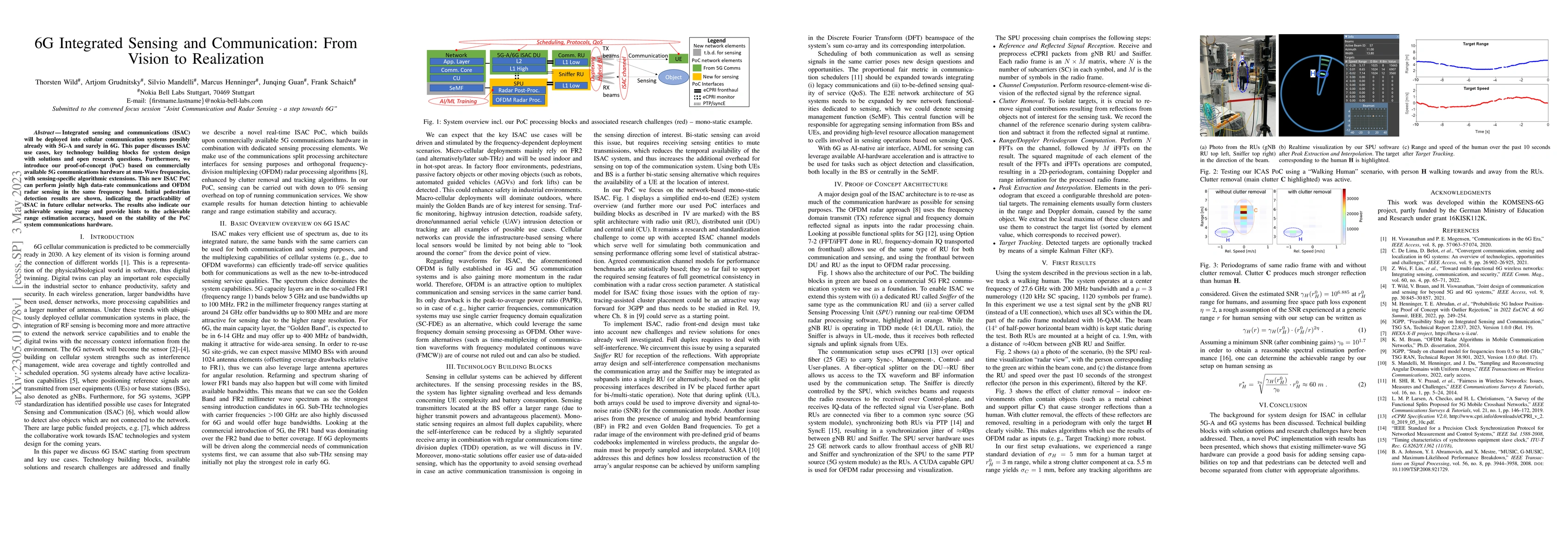 Thumbnail for 6G Integrated Sensing and Communication: From Vision to Realization