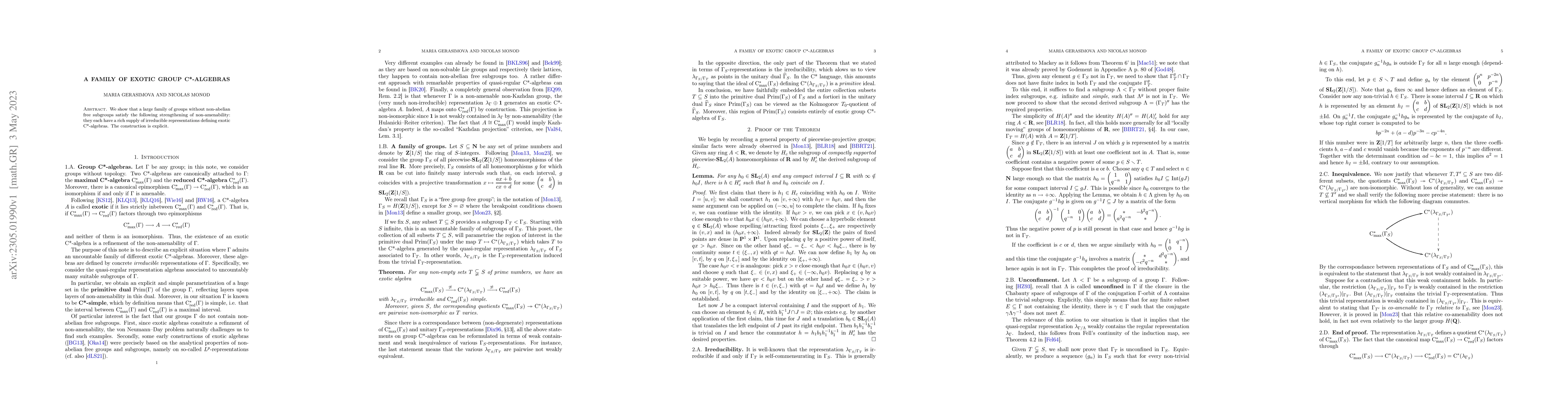 Thumbnail for A family of exotic group C*-algebras