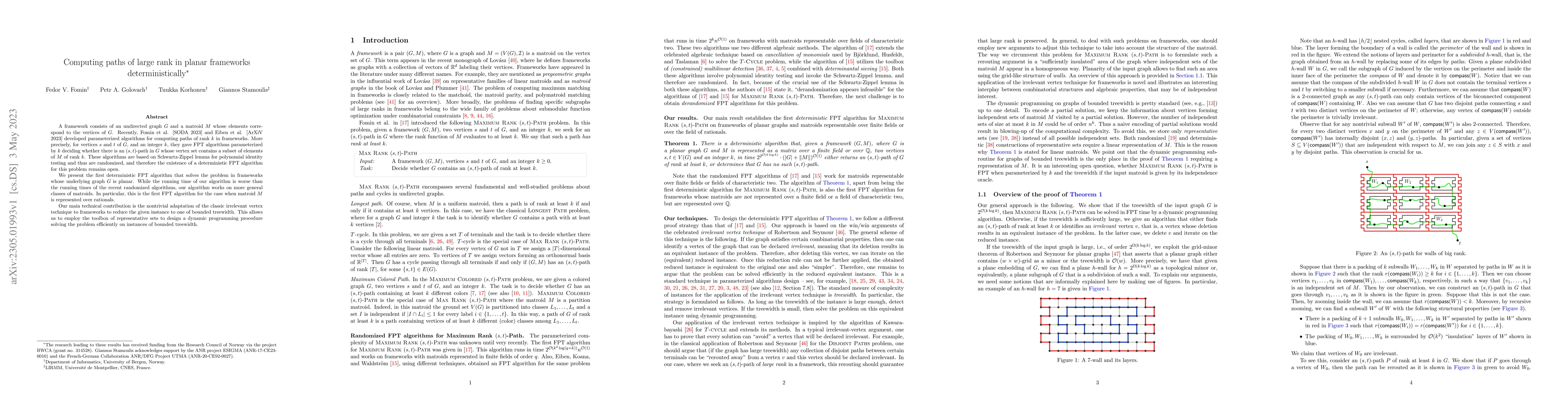 Thumbnail for Computing paths of large rank in planar frameworks deterministically